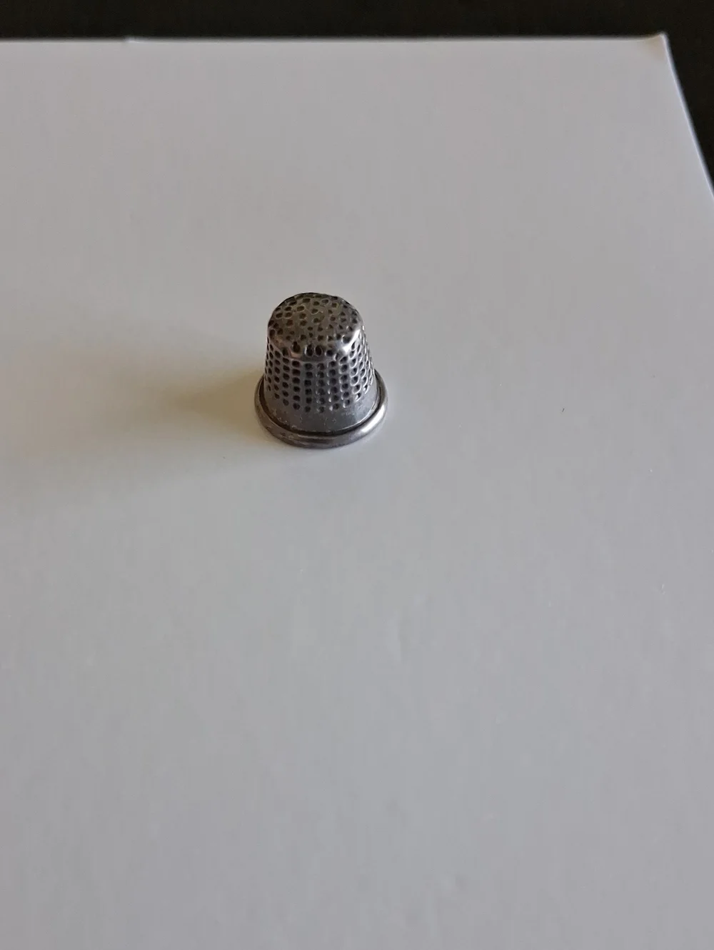 Antique Childs Sterling Silver Sewing Thimble